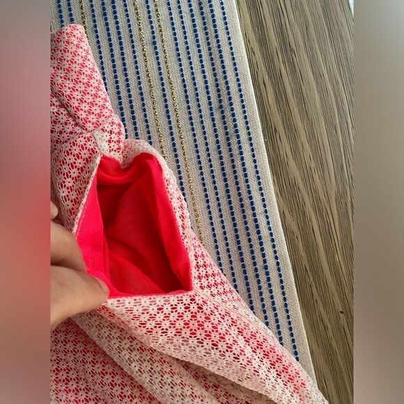 We Are HAH Long Skit Womens Size M/L Beige/ Pink Lace Tulle Pockets - Picture 12 of 15